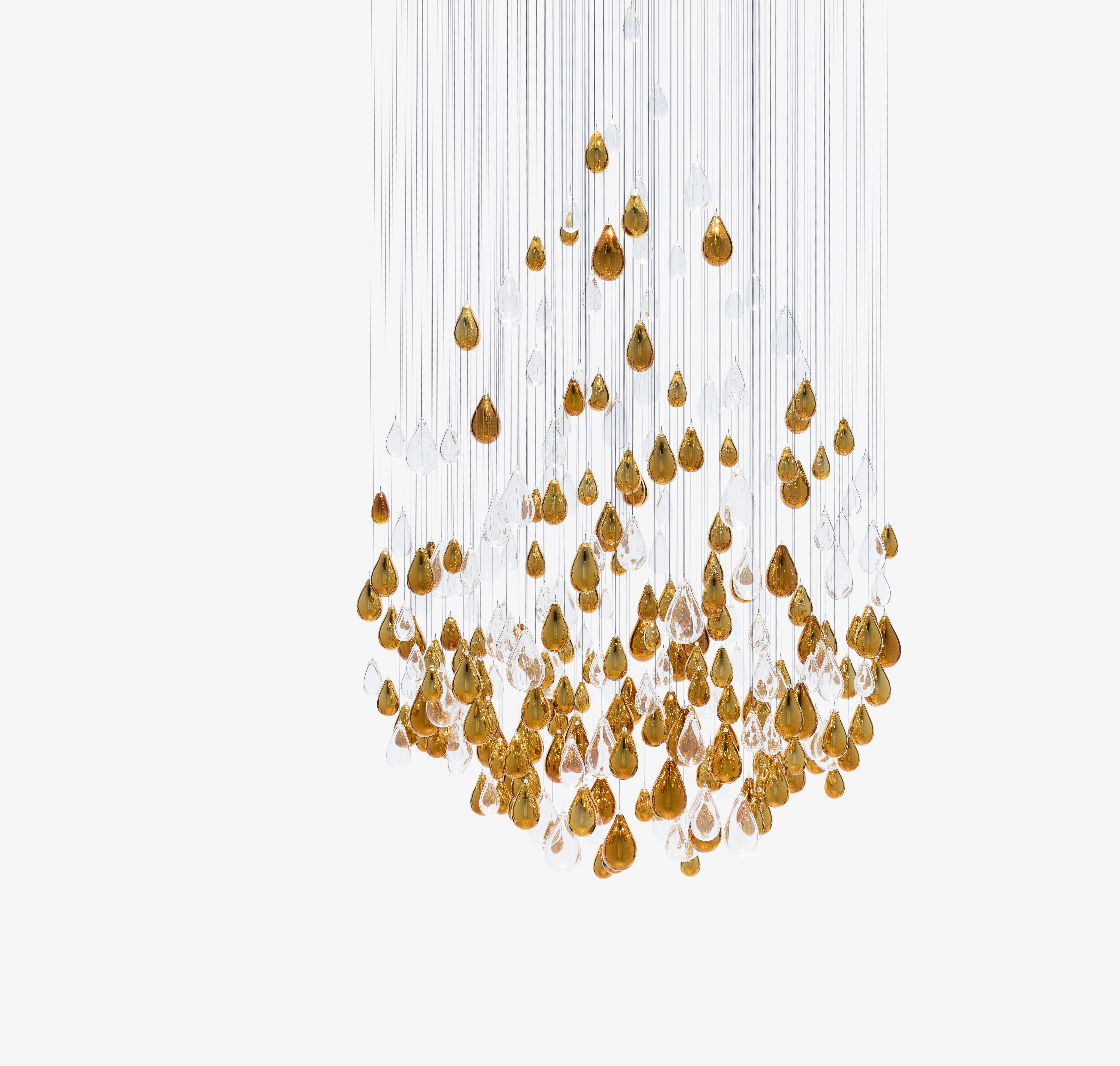 Droplets - Droplets, Sculpture, Large on Ceiling, Silver Droplets - Droplets, Sculpture, Large on Ceiling, Silver